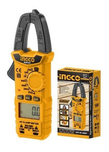 Imagen 1 de 2 de Pinza Amperimétrica Ac/dc Ingco