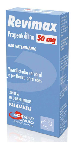 Revimax 50mg 30 Comprimidos Agener União