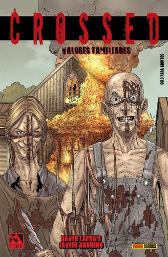 Crossed 02. Valores Familiares (comic), De David Lapham. Editorial Panini Comics, Tapa Dura En Español