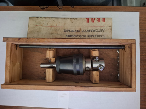 Cabezal Roscador Pasa Macho Automativo Feal De 3 A 6 Mm (Usado)
