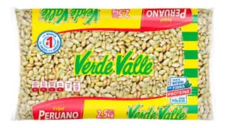 3 Pza Frijol Verde Valle Peruano 2.5 Kg