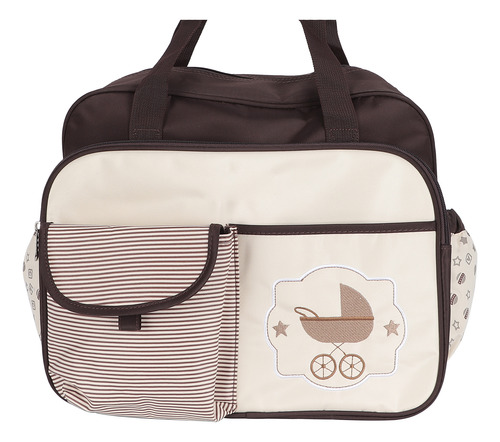 Bolsa De Pañales Multifuncional Para Cochecito De Gran Capac