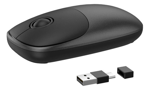 Mouse Inalambrico Óptico, Receptor Nano Usb, Gris | Bresii