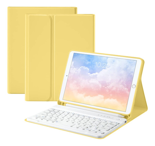 Gudou Funda Inteligente Con Teclado Bluetooth Para iPad De 7