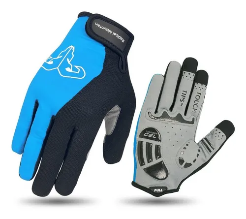 Guantes Bicicleta Rockbros Reflectantes Dedo Largo Ruta Mtb