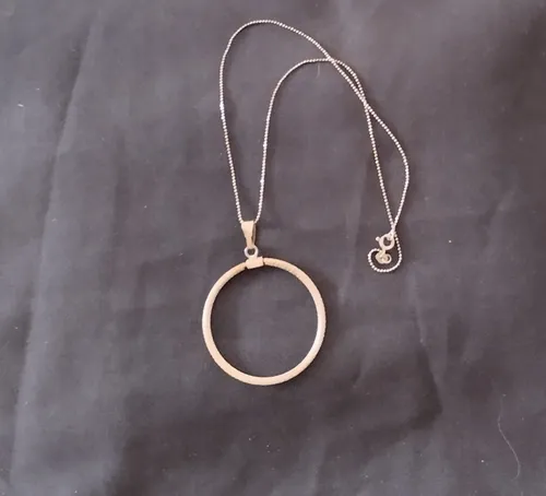Cadena Y Dije Aro De Plata 925
