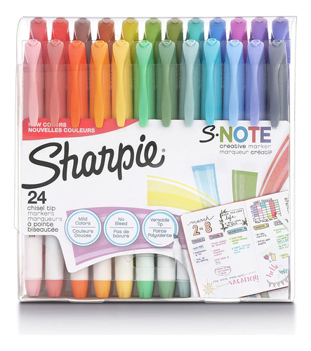 Marcadores Creativos Sharpie S-note, Colores Surtidos, Cince