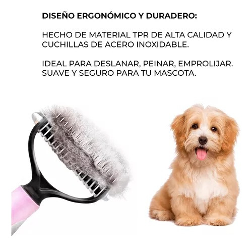 Peine Saca Nudos Trimador Para Perros Rastrillo 17 Dientes
