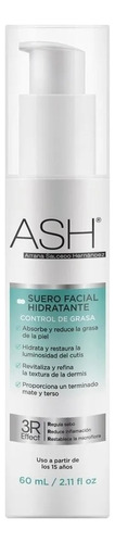 Suero Facial Hidratante Efecto Mate Control De Grasa Ash