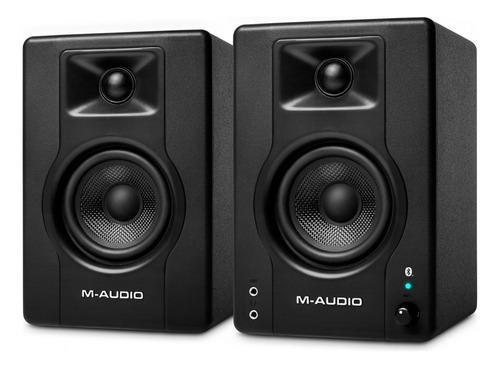 M-Audio BX3bt - Monitores de estúdio Bluetooth de 3,5 polegadas. Cor Preto 220V