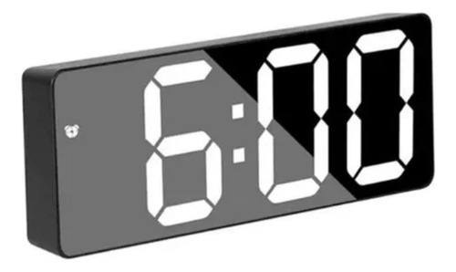 Reloj De Mesa Despertador Digital Gh0712l Reloj Color Negro