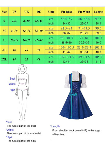 Jasambac Vestidos Dirndl Para Mujer Tallas Grandes Largos 3