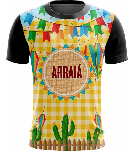 Camiseta Camisa Festa Junina Personalizada Masculina Kids 40
