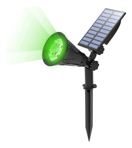 Paquete De 1/2/4 Unidades De Luces Solares Led Verdes