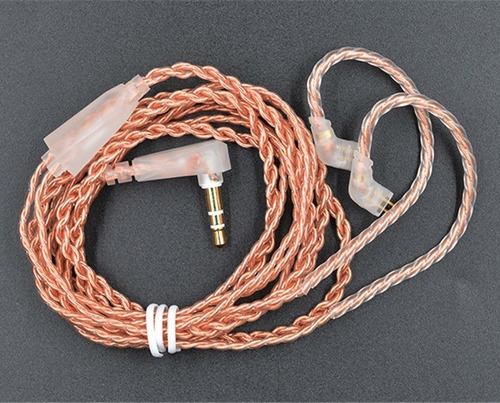 Imagem 5 de 5 de Cabo Original Cobre Kz Zst Zs10 Zsr Zs Ed12 Es3 Es4 Sem Mic