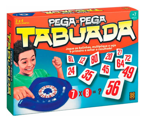 Jogo - Pega-pega Tabuada - Grow