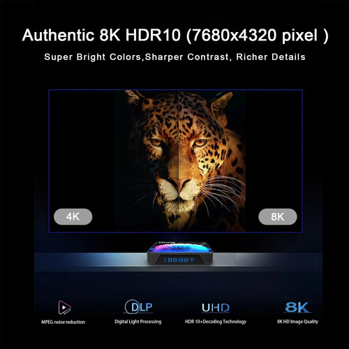 Greva 2025 Android Tv Box 130, 4 Gb De Ram, 64 Gb De Rom, Sm