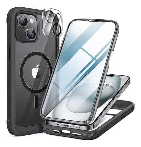 Miracase Glass Series - Funda Diseñada Para  Phone 15 Plus