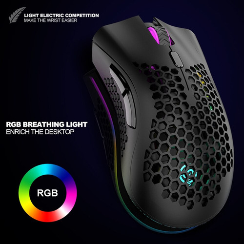 Mouse Gamer Inalambrico Recargable K-snake Bm600