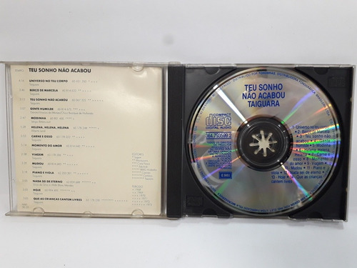 Cd Taiguara Teu Sonho Não Acabou (Usado)