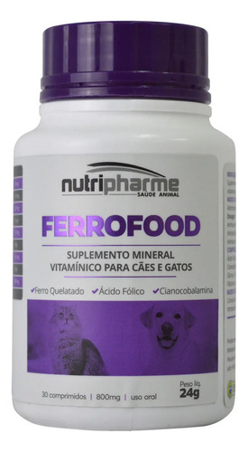 Ferrofood 30 Comprimidos