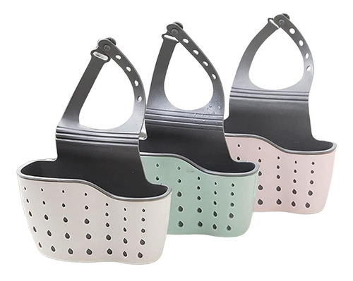 Imagen 1 de 7 de Porta Esponjas Soporte Organizador Cocina Jabon Escurridor