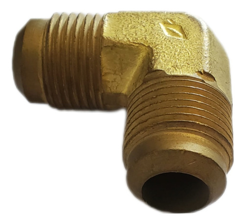 Codo Unión Unidor Macho Bronce Flare Tubo 1/4 X 1/4 Pulgada