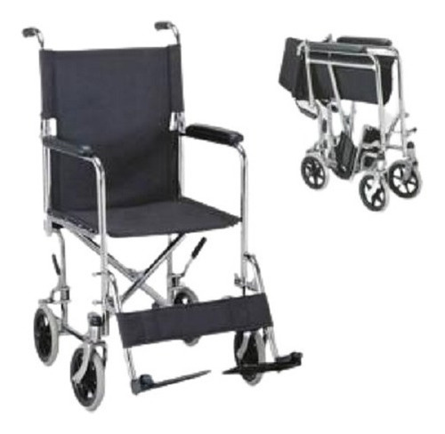 Imagen 4 de 10 de Silla De Ruedas Plegable Angosta Ideal Apartamento Liviana
