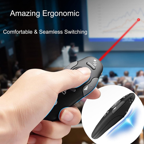 Clicker De Presentación Inalámbrico Para Presentación En Pow