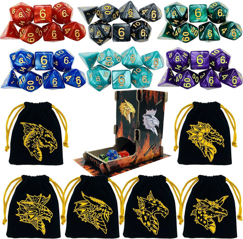   Sets Dnd Dice Polyhedral Dungeons And Dragons Dnd Rpg...