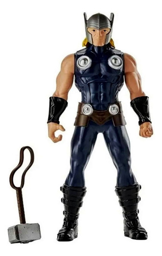 Boneco Colecionável Herói Menino Thor - Personagem Os Vingadores Avengers - Coleção Heróis Marvel - Hasbro Brinquedos