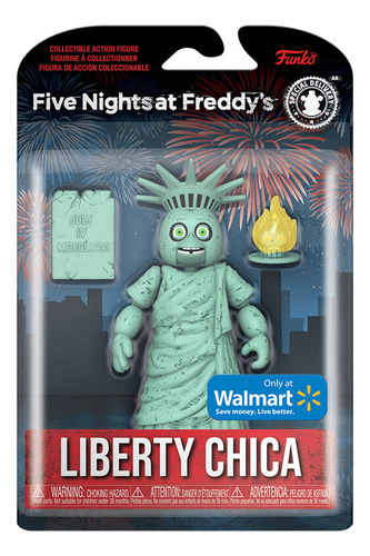 Five Nights At Freddy's Chica Liberty Figura  Original Funko
