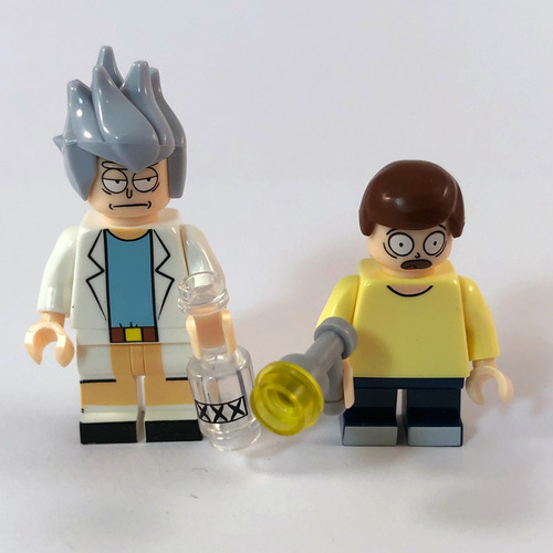 Mini Figuras Lego Rick E Morty - Bonecos Presente Geek Nerd 1 Rick