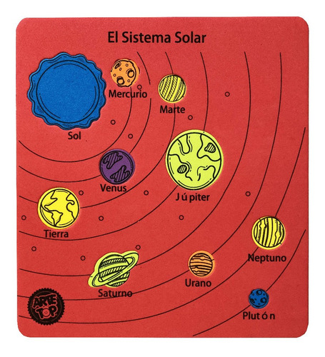 Aprende Sistema Solar Goma Eva