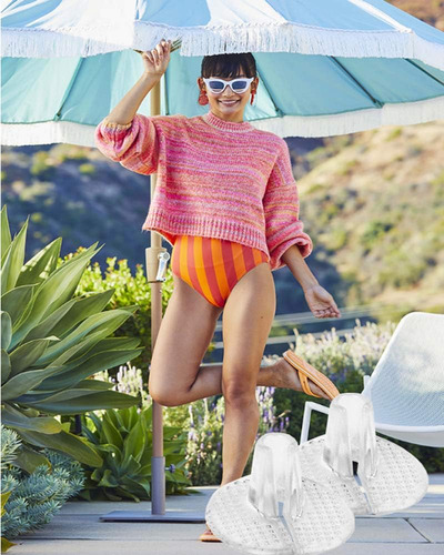 5 Pares Antideslizantes De Silicona Transparente Para Sandal