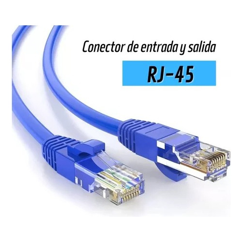 Cable Red Utp Rj45 20 Mts Metros Categoria 5