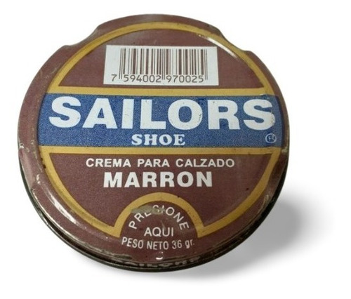 Betún Crema Sailors Marrón Para Zapatos 36g