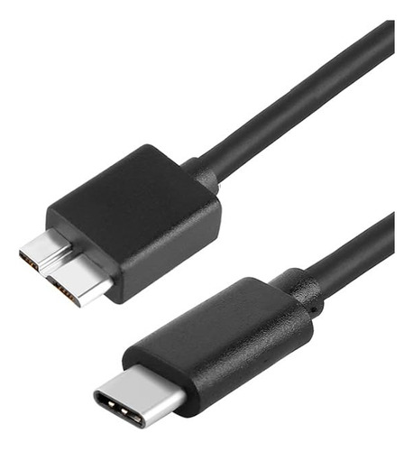 Cable De Disco Duro Lionx Micro B A Usb C De 1 Pie, Usb 3.1