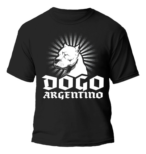 Remera Perro Dogo Argentino Diseños 100% Algodón