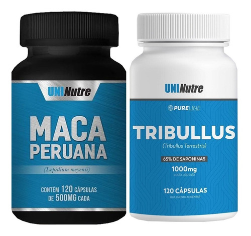 Tribulus 1000mg + Maca Peruana 500mg - C/ Laudo Técnico !