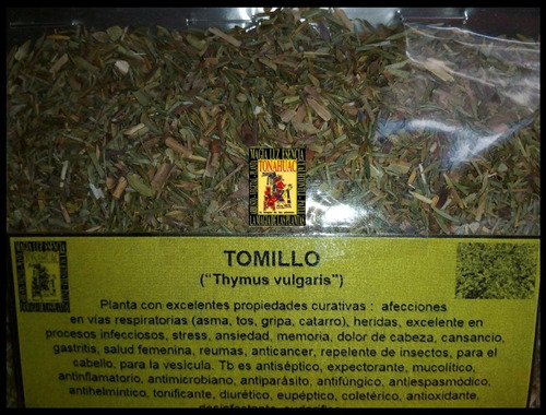 Tomillo 100gr (te) Organico Seco