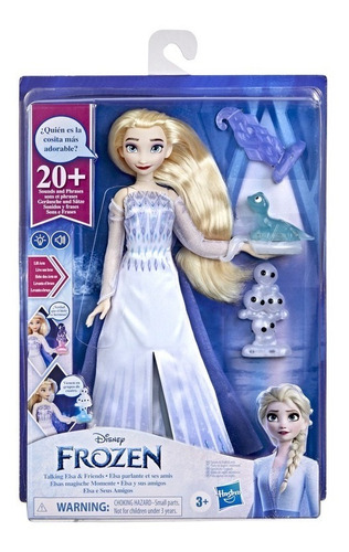 Muñeca Disney's Frozen 2 Elsa Y Sus Amigos Con Sonido