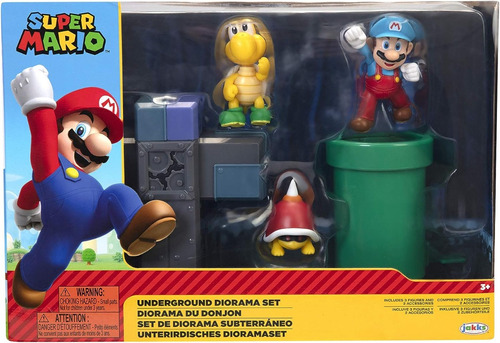 Muñeco Super Mario Bros Diorama Subterraneo (8595)