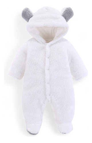 Osito De Invierno Con Polar Enterito Plush Para Bebe