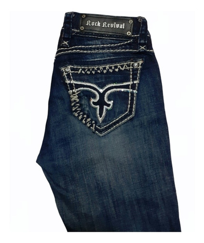 Rock Revival Jeans Para Dama Talla 26 R. True R, Afflictn.