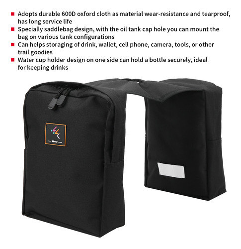 Bolsa De Depósito Atv Para Asiento Delantero De Motocicleta,