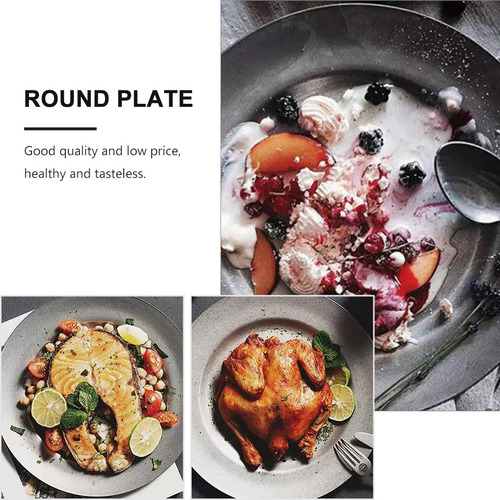 Bandeja Expositora Chic Plate Con Placa Plateada Esmerilada