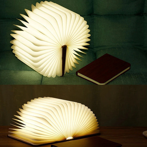 - Lámpara De Noche Plegable Con Luz Led De 5 Colores For