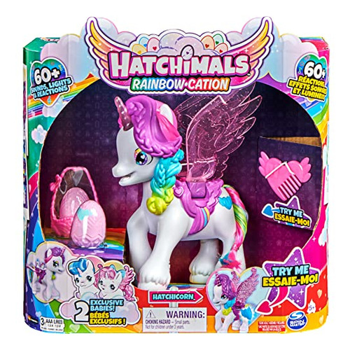 Hatchicorn Unicorn De Toy Hatchimals Collegables Con Luces