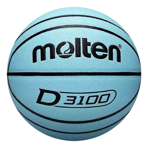 Balón Molten D3100 Piel Sintética Alta Calidad Tamaño 7 Color Azul Acero